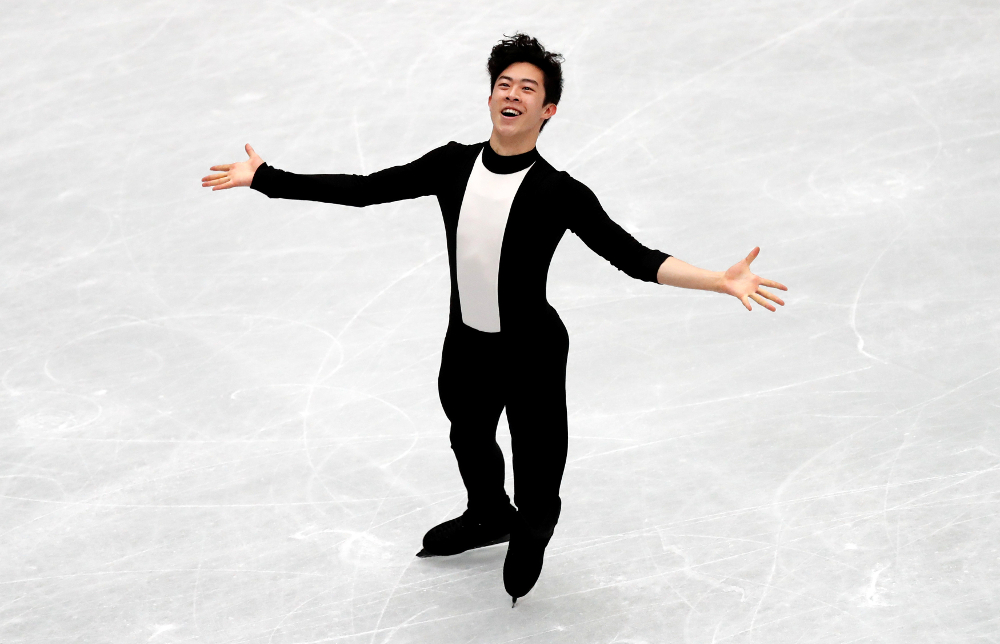 Nathan Chen of the US in action during the Menu00e2u20acu2122s Short Programme during the ISU World Figure Skating Championships at Saitama Super Arena, Saitama March 21, 2019. u00e2u20acu201d Reuters pic