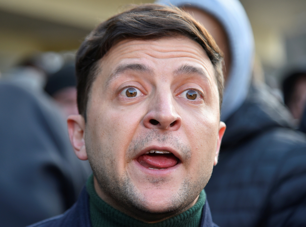 Ukrainian actor and candidate in Ukraineu00e2u20acu2122s presidential race Volodymyr Zelenskiy February 8, 2019. u00e2u20acu201d Reuters pic 