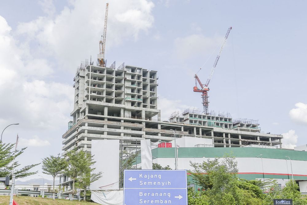 The upcoming high-density residential project L'MARQ Residence near Bandar Rinching is expected to attract more people into Semenyih. ― Picture by Hari Anggara