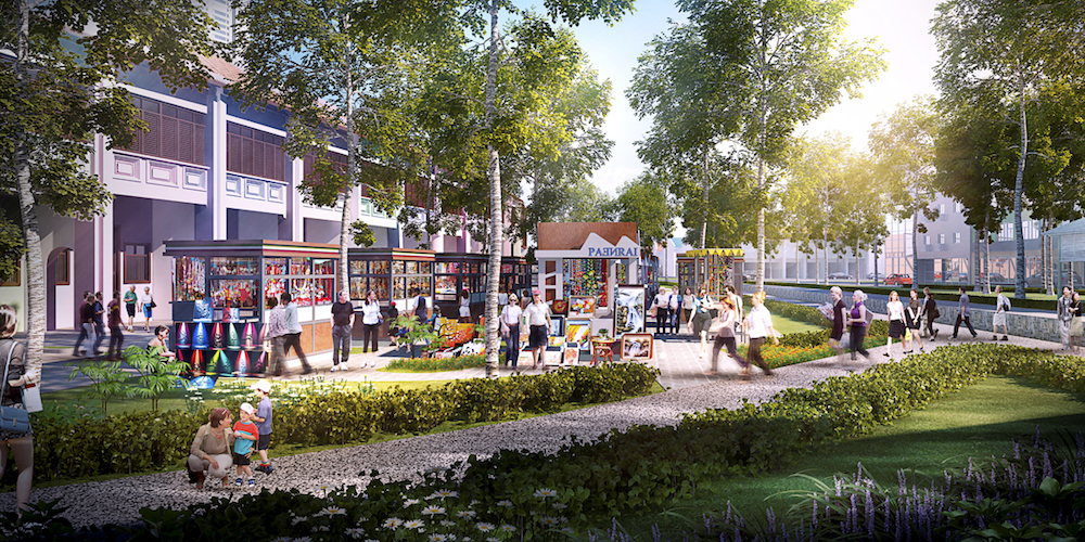 Artist’s impression of the completed Sia Boey project. — Courtesy of BYG Architecture