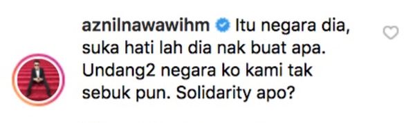 Aznil chided the US talk show host, stating it was up to Brunei to do what it wanted. — Snapshot from Instagram/TheEllenShow