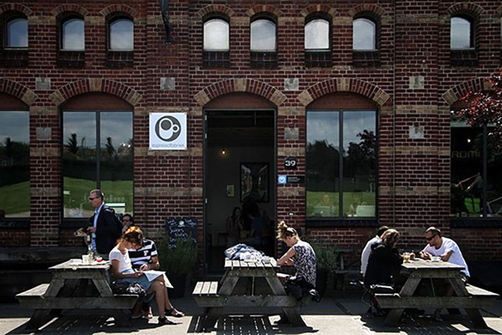 Espressofabriek has benches outdoors for you to enjoy your favourite cuppa and the springtime weather.