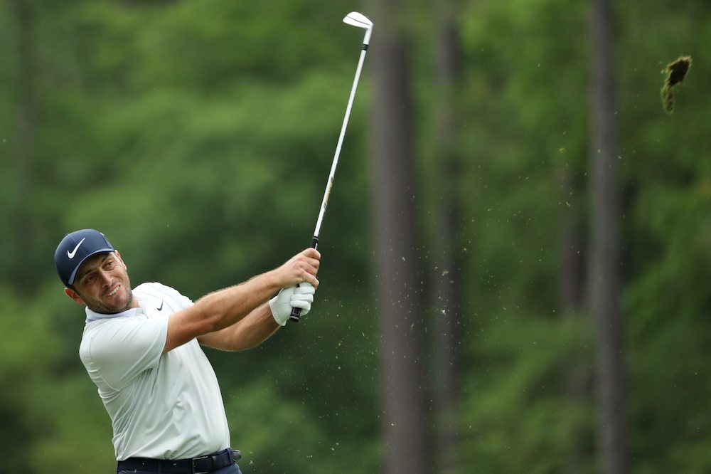 Francesco Molinari of Italy in action on the 12th hole during final round play in Augusta April 14, 2019. u00e2u20acu201d Reuters pic