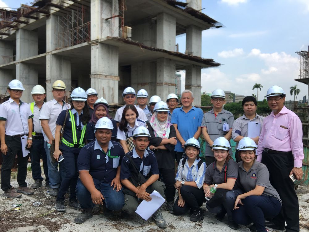 The Kerjaya Prospek Team with several HCK Capital Group Bhd staff during a recent site visit to edumetro. u00e2u20acu201d Picture courtesy of HCK Capital Group Bhd
