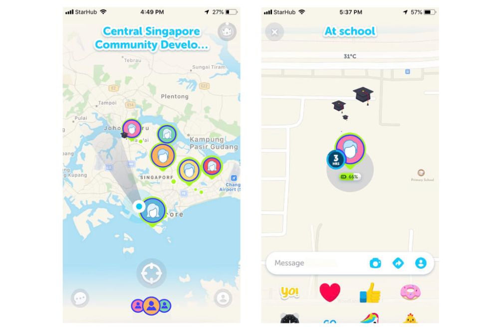 Zenly, which is popular among young children, allows users to track their friendsu00e2u20acu2122 real-time location. u00e2u20acu201d TODAY pic