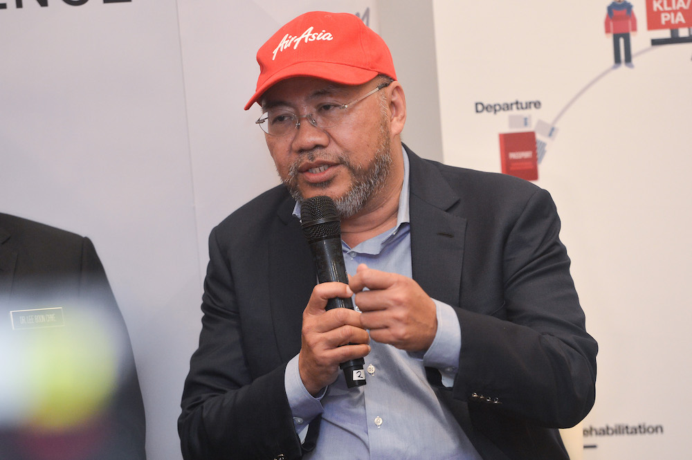 Datuk Kamarudin Meranun speaks during a press conference after the official launch of the Medical Travel Market Intelligence Conference (insigHT2018) in Kuala Lumpur September 3, 2018. u00e2u20acu201d Picture by Mukhriz Hazim