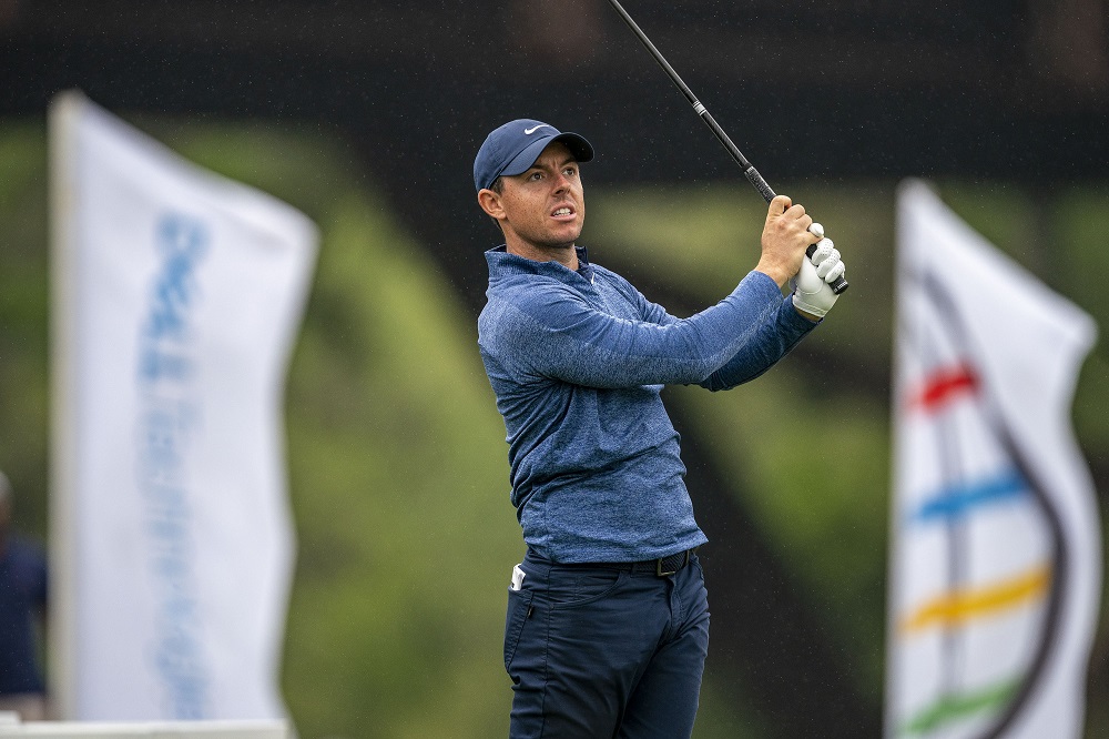 Rory McIlroy plays his shot from the 13th tee during the fourth round of the WGC - Dell Technologies Match Play golf tournament in Austin March 30, 2019. u00e2u20acu201d Picture by Stephen Spillman-USA TODAY Sports via Reuters
