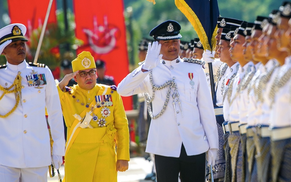 Tengku Mahkota Kelantan Tengku Muhammad Faiz Petra attends the Kelantan state assembly in Kota Baru March 20, 2017. u00e2u20acu201d Bernama pic