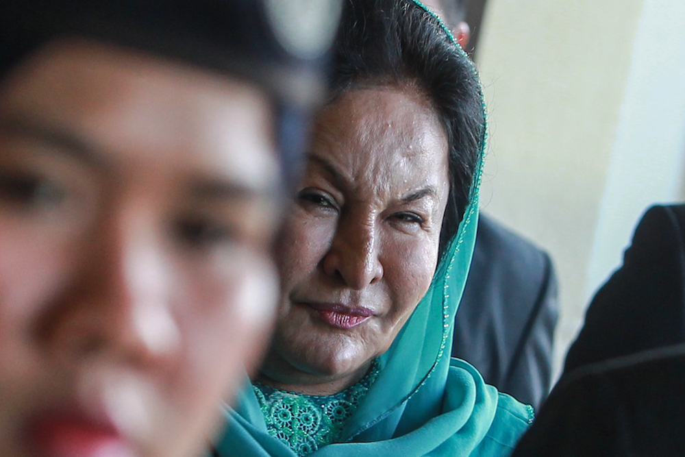 Datin Seri Rosmah Mansor arrives at the Kuala Lumpur Court Complex on April 10, 2019. u00e2u20acu201d Picture by Hari Anggara