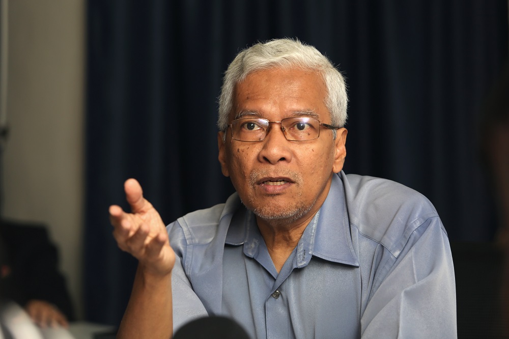 Rosli H. Mahat speaks during a press conference in Kuala Lumpur April 22, 2019. u00e2u20acu201d Picture by Choo Choy May