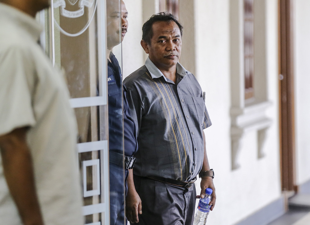 Syadilah Enterprise owner, Daud Muhammad, is pictured at the Kuala Lumpur High Court Complex April 22, 2019. — Picture by Firdaus Latif