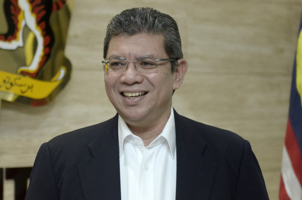 Foreign Minister Datuk Saifuddin Abdullah speaks during an interview in Putrajaya April 22, 2019. u00e2u20acu201d Picture by Mukhriz Hazim