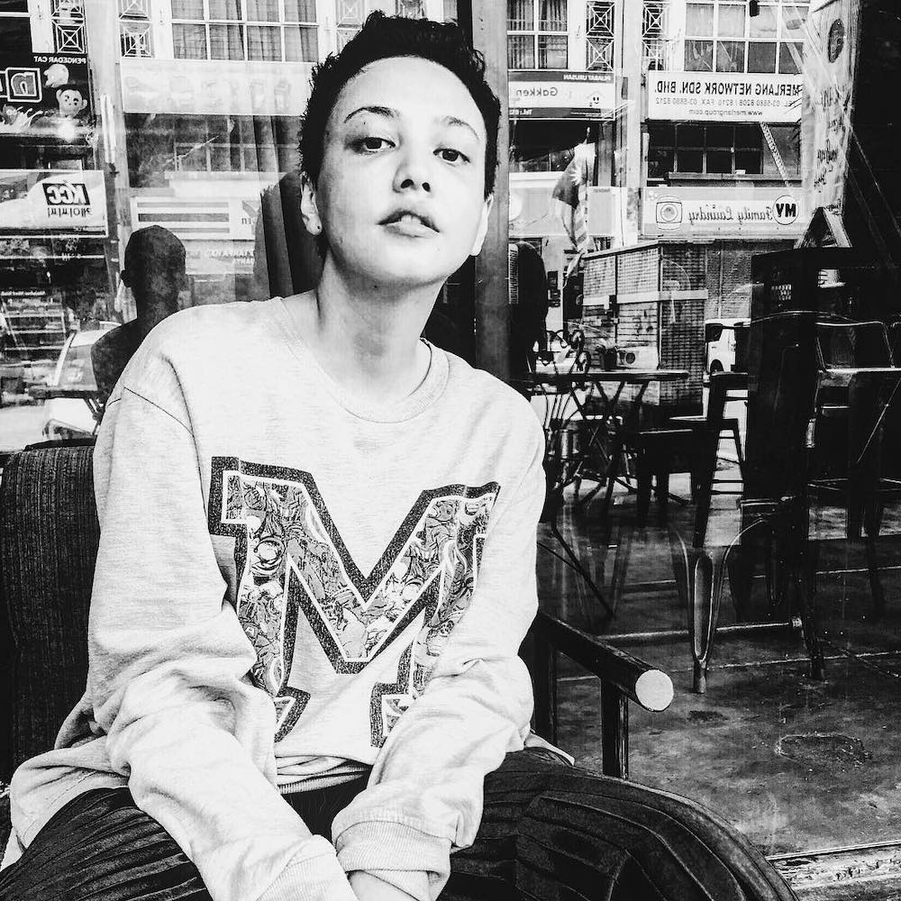 The undated photo has left many wondering if Fathia had indeed taken off her hijab again. u00e2u20acu201d Instagram/fatiyalatiff