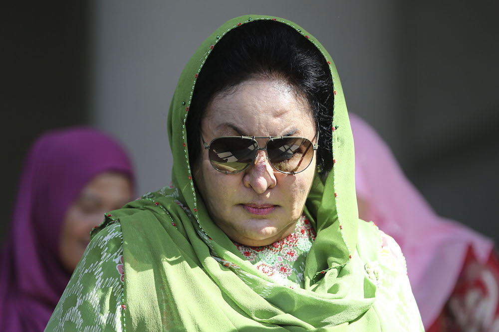 Datin Seri Rosmah Mansor arrives at the Kuala Lumpur High Court Complex April 24, 2019. u00e2u20acu201d Picture by Yusof Mat Isa