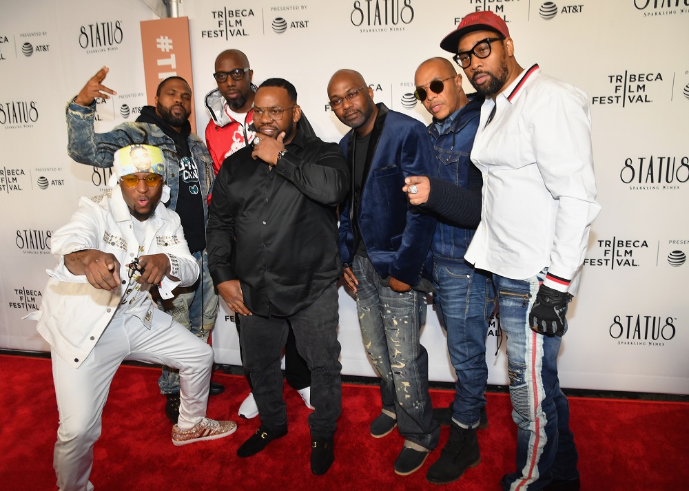 Wu-Tang Clan band members pose at the New York premiere of Showtimeu00e2u20acu2122s u00e2u20acu02dcWu-Tang Clan: Of Mics And Menu00e2u20acu2122 as part of the Tribeca Film Festival at Beacon Theatre on April 25, 2019. u00e2u20acu201d AFP pic