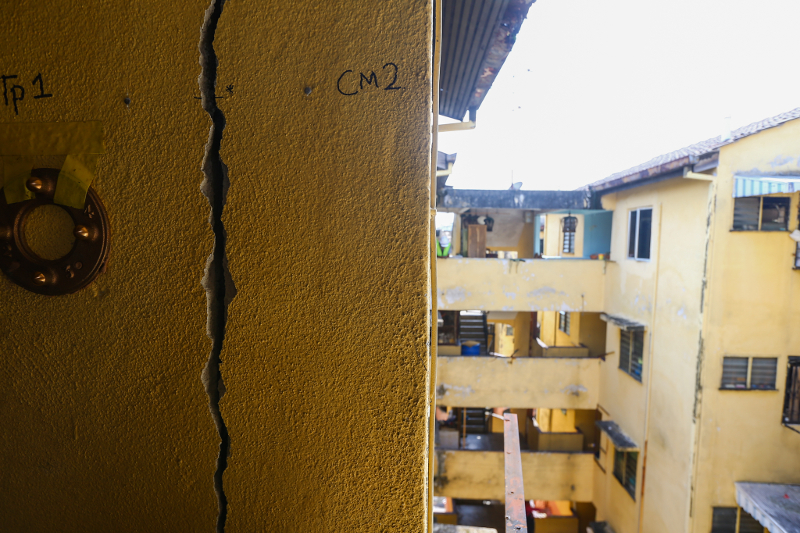 General view of the Block F, Permai Keramat Apartment at AU2, Taman Keramat April 29, 2019. u00e2u20acu201d Picture by Hari Anggara