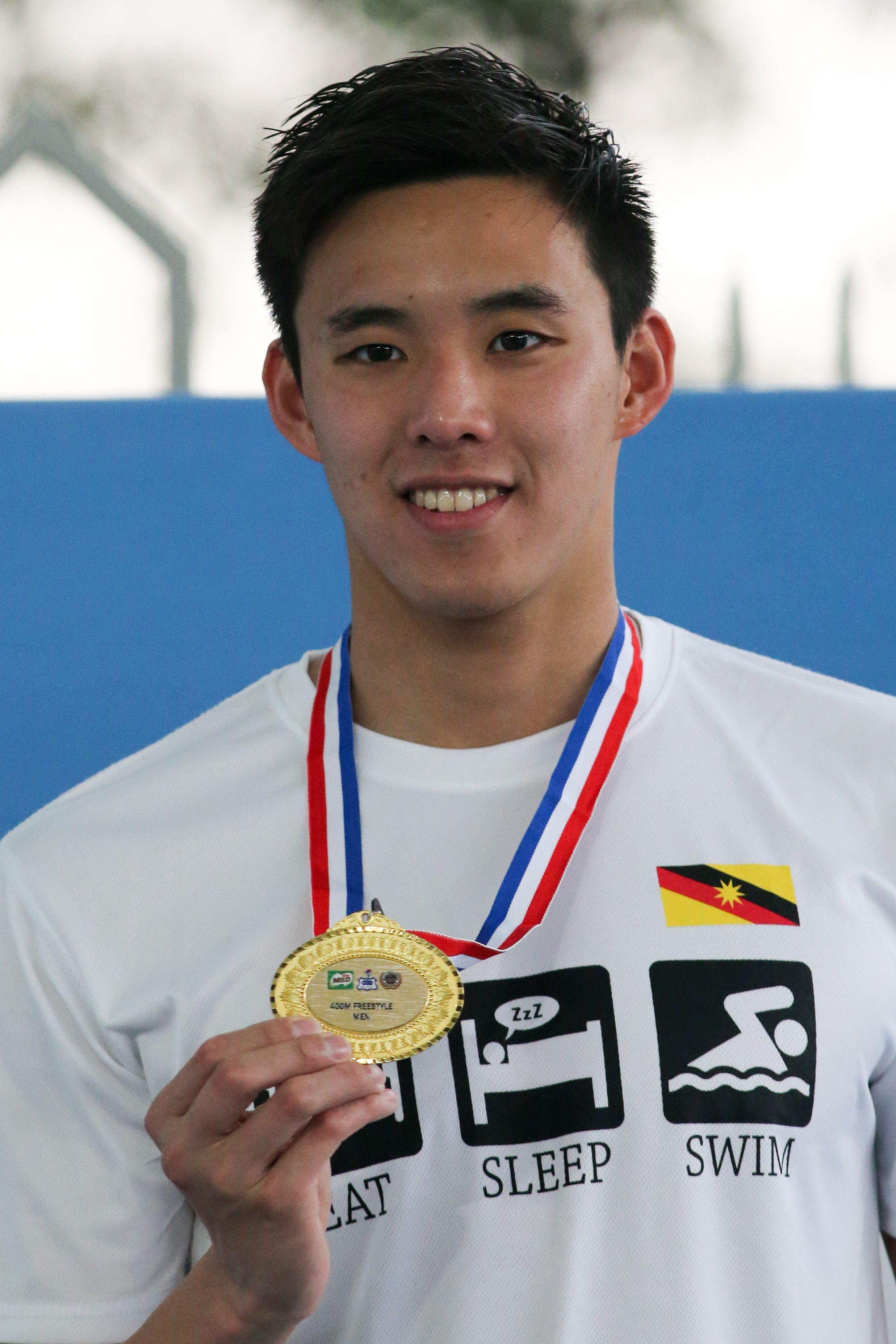 Welson Sim wins gold for 400m freestyle at the 62nd MILO/PRAM (Amateur Swimming Union of Malaysia) Malaysia Open Swimming Championships 2019. – Picture courtesy of Nestle Malaysia