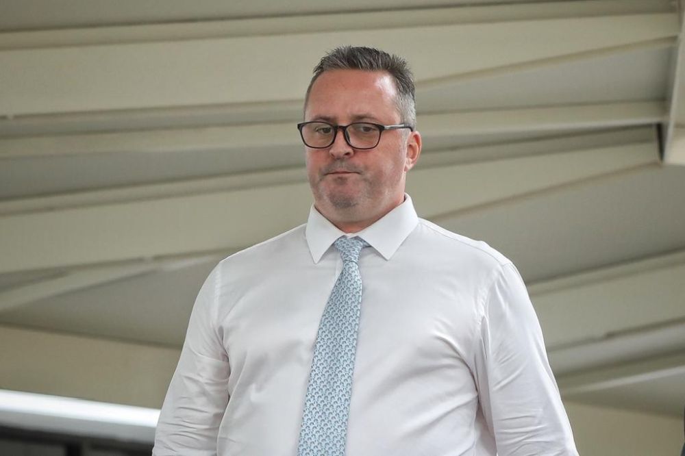 Stuart Boyd Mills was charged for punching a 60-year-old security supervisor at Roxy Square. u00e2u20acu201d TODAY pic