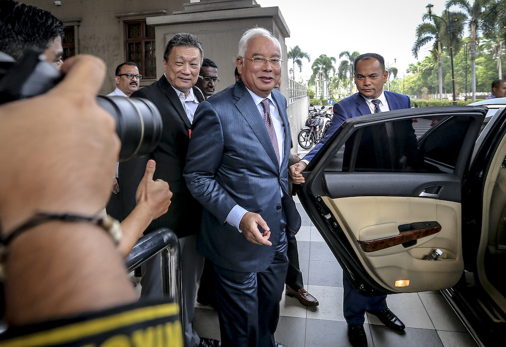 So far, 21 witnesses have testified and the prosecution has already handed over to Najib’s lawyers 35 volumes of documents totalling some 7,000 pages that it would be relying on in the trial.. — Picture by Firdaus Latif 