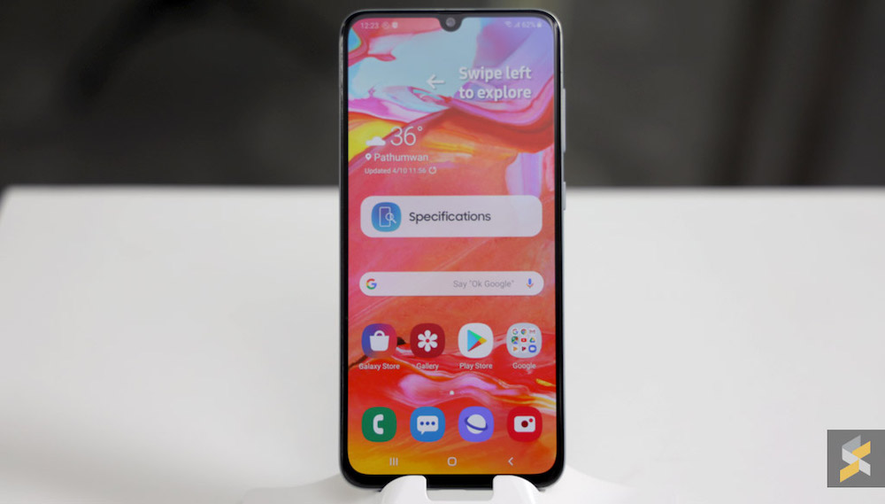 The Samsung Galaxy A70 is now available in Malaysia. u00e2u20acu201d Picture courtesy of SoyaCincau