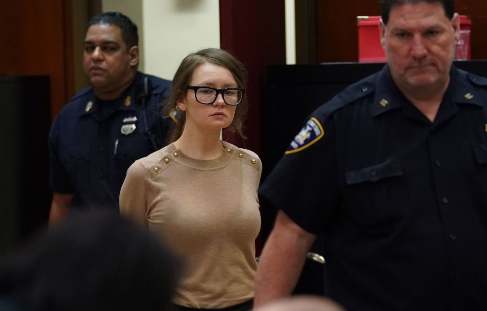 Anna Sorokin better known as Anna Delvey, the 28-year-old German national, whose family moved there in 2007 from Russia, is seen in the courtroom during her trial at New York State Supreme Court in New York, April 11, 2019. u00e2u20acu201d AFP pic