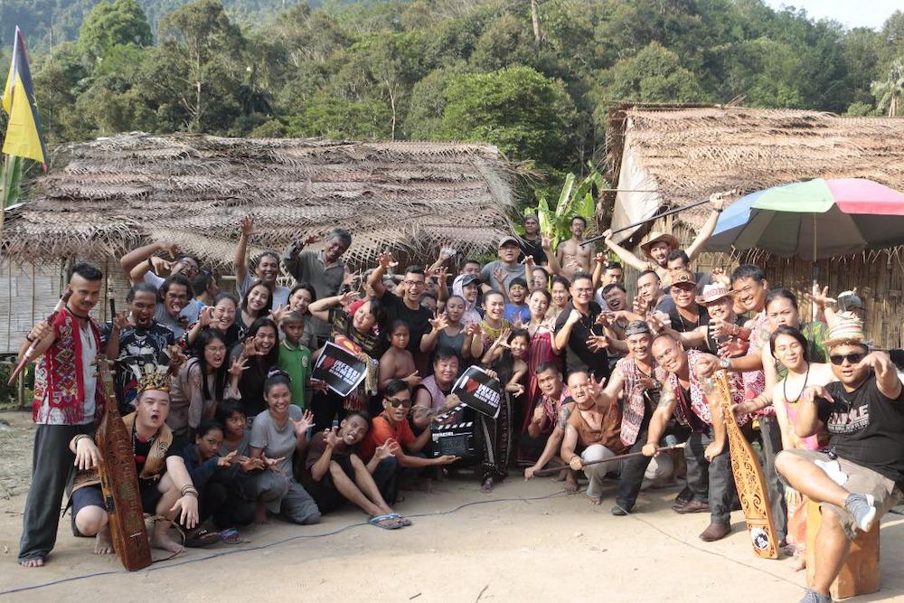 Part of the cast and crew of u00e2u20acu02dcBelaban Hidup: Infeksi Zombieu00e2u20acu2122. u00e2u20acu201d Picture courtesy of Ray Lee