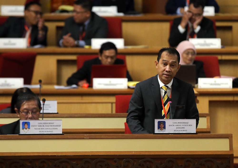 Perak public amenities, infrastructure, agriculture and plantation committee chairman Abdul Yunus Jamhari says 1,200 fishermen in the state are benefiting from the fish seed distribution programme. u00e2u20acu2022 Picture by Farhan Najib