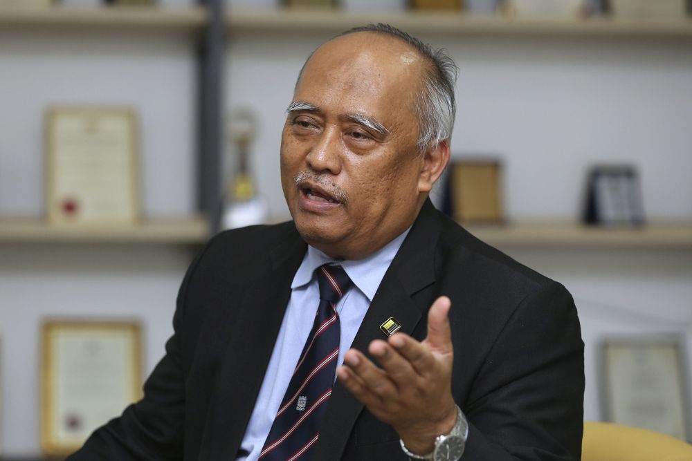 MNCC president Professor Ahmad Zaki Abu Bakar speaks to Malay Mail during an interview in Petaling Jaya April 16, 2019. u00e2u20acu201d Picture by Yusof Mat Isa