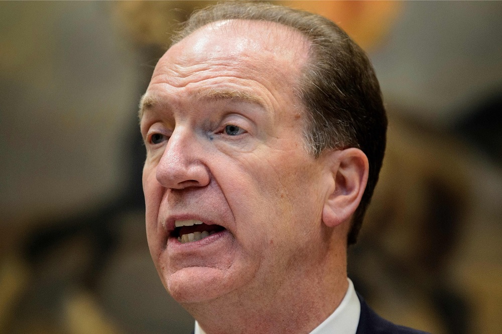 David Malpass speaks after US President Donald Trump announced his candidacy to lead the World Bank, during an event in the Roosevelt Room of the White House in Washington February 6, 2019. u00e2u20acu201d AFP pic