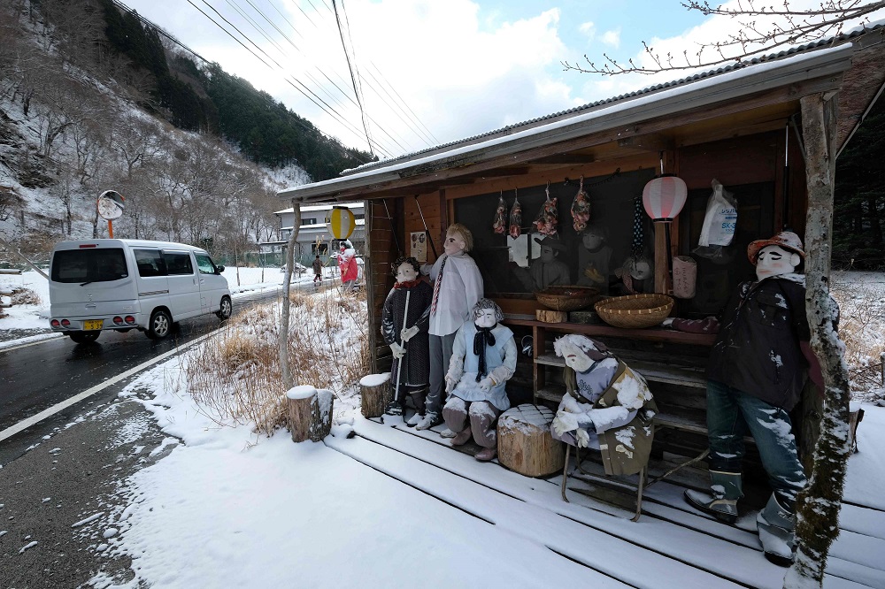 This picture taken on March 16, 2019, shows life-size dolls displayed at a roadside stall in the tiny village of Nagoro in western Japan. u00e2u20acu201d AFP pic 