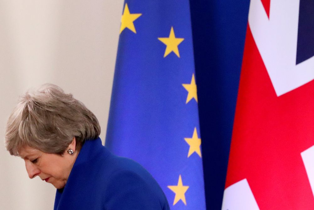 British Prime Minister Theresa May leaves after a news conference following an extraordinary European Union leaders summit to discuss Brexit, in Brussels, Belgium April 11, 2019. u00e2u20acu201d Reuters pic