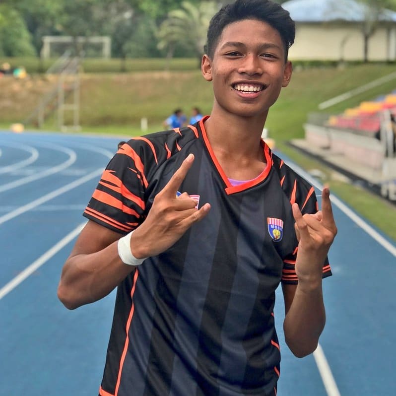 Muhammad Azeem was today compared to Usain Bolt by Youth and Sports Minister Syed Saddiq Syed Abdul Rahman. u00e2u20acu201d Picture via Facebook