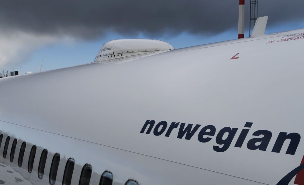 A satellite antenna is seen on the roof of a Norwegian Airways Boeing 737-800 at Berlin Schoenefeld Airport, Germany, April 2, 2015. u00e2u20acu201d Reuters pic