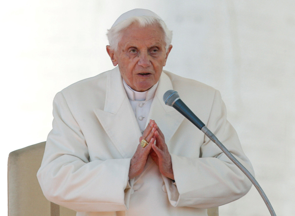 Pope Benedict XVI finishes his last general audience in St Peteru00e2u20acu2122s Square at the Vatican February 27, 2013. u00e2u20acu201d Reuters pic
