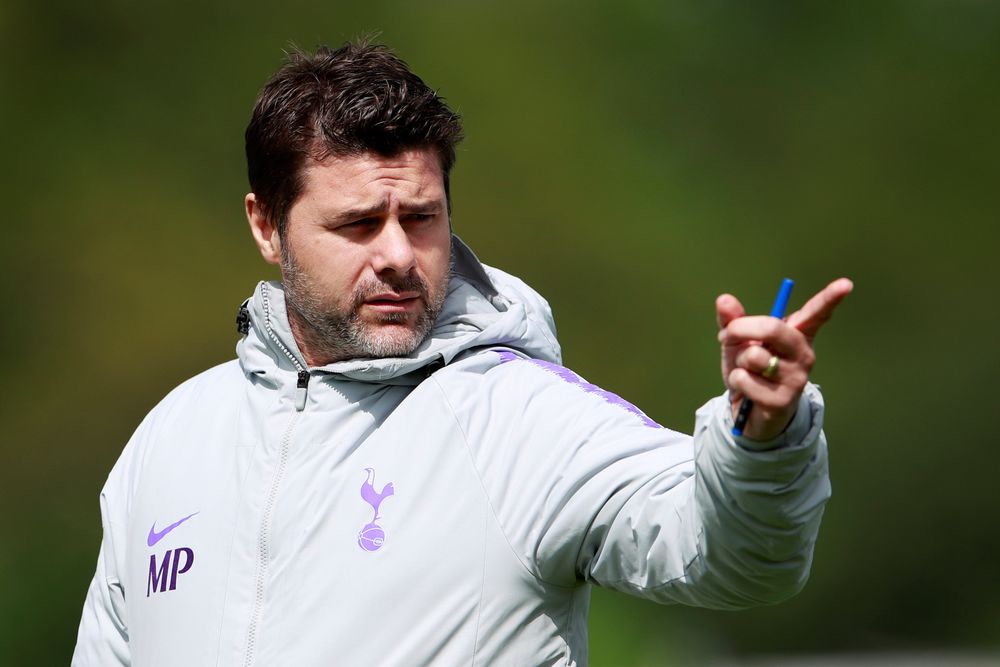 Tottenham manager Mauricio Pochettino during training at the Tottenham Hotspur Training Centre, London, April 29, 2019. u00e2u20acu201d Action Images via Reuters