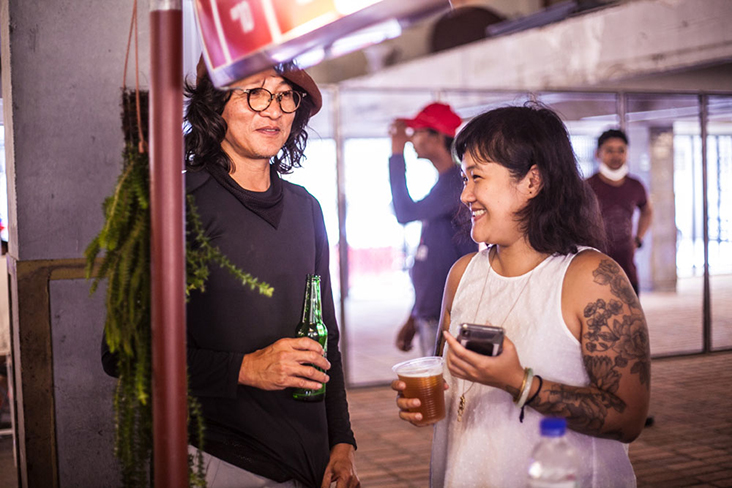 Leong with one of REXKL’s advisors, landscape architect Ng Sek San.