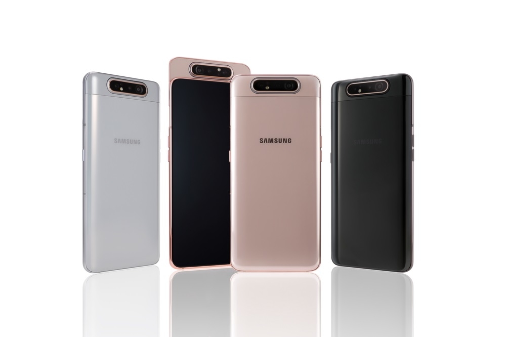 The new Samsung Galaxy A80. u00e2u20acu201d AFP pic