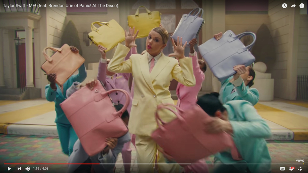 Taylor Swift shared her latest track u00e2u20acu02dcME!u00e2u20acu2122 on YouTube April 26, 2019. u00e2u20acu201d Taylor Swift/Youtube.com pic via AFP-Relaxnews