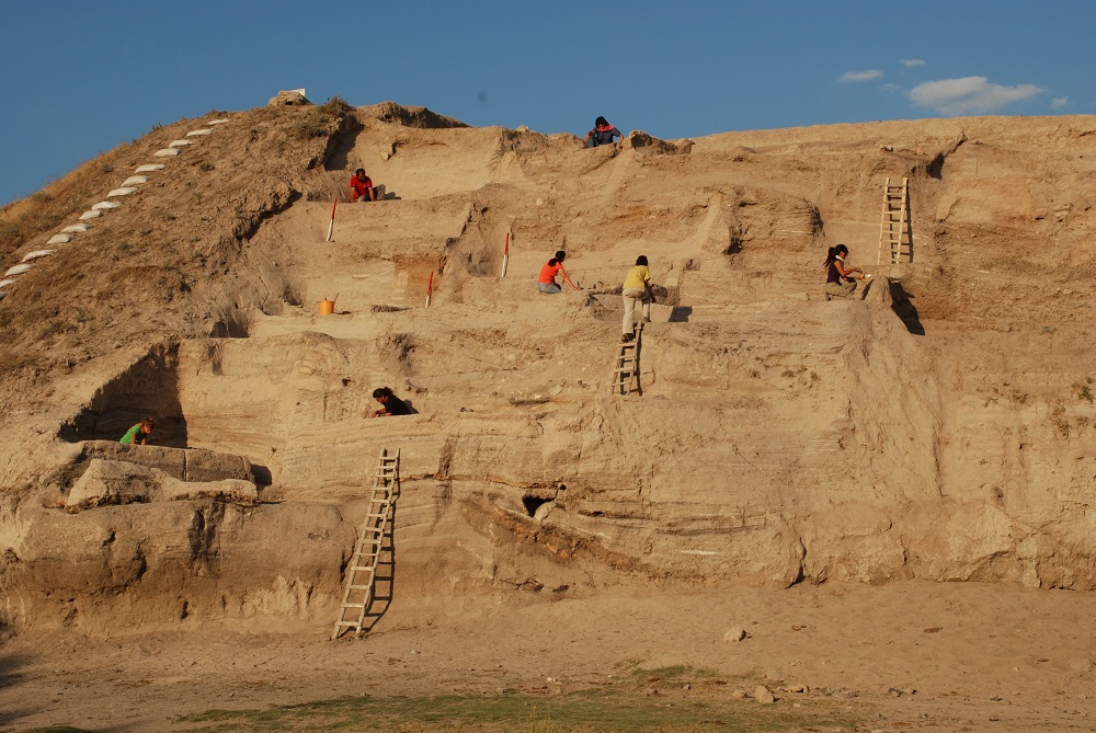 This handout shows excavations underway at Asikli Hoyuk, the site of an ancient Turkish settlement where salts left behind by animal and human urine give clues about the development of livestock herding. u00e2u20acu201d Mary Stiner/Askili Research Project/AFP pic 
