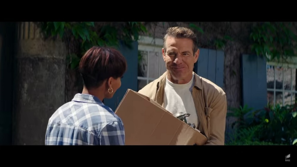 A screengrab from u00e2u20acu02dcThe Intruderu00e2u20acu2122 that stars Dennis Quaid, Michael Ealy and Meagan Good.