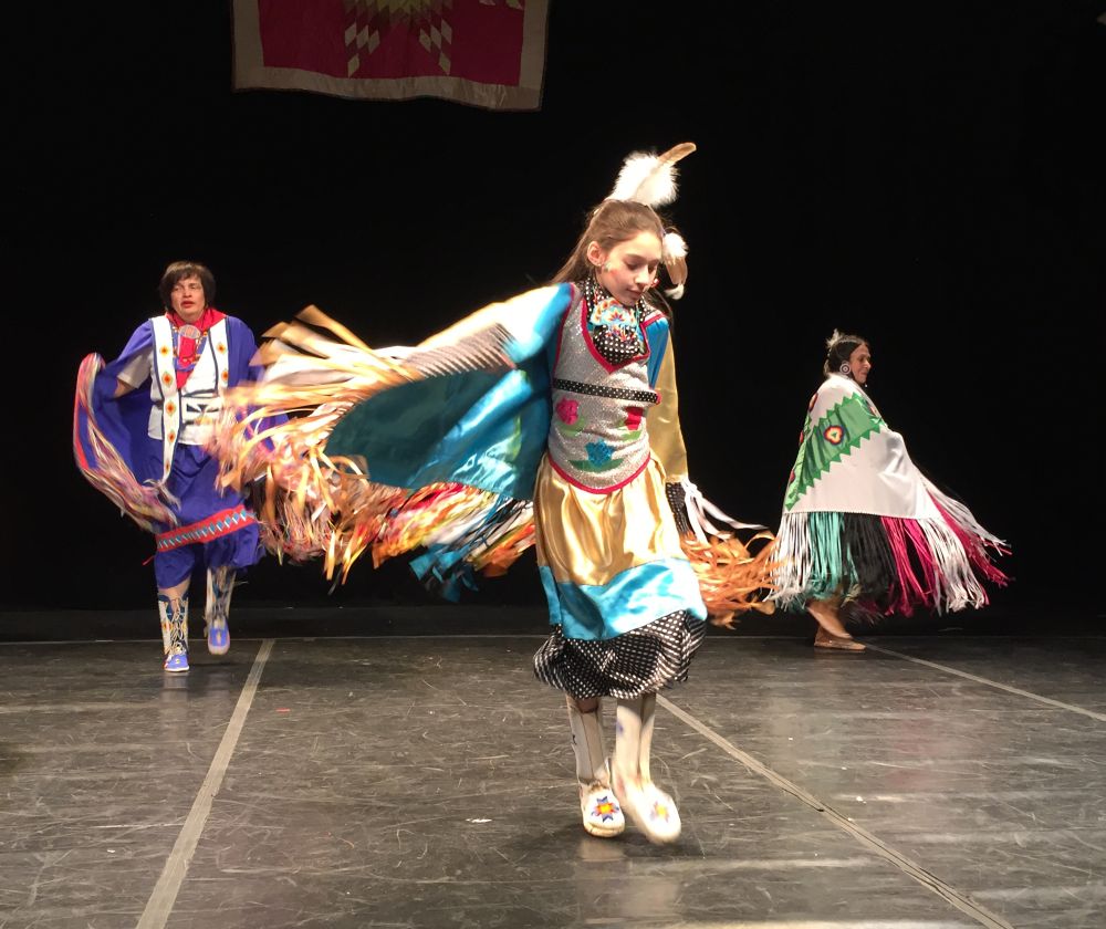 Thunderbird American Indian Dancers perform at the Theater For the New City on February 2, 2019, in New York. u00e2u20acu201d AFP pic
