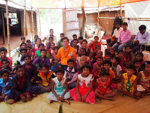 World Vision Malaysia chief executive officer Daniel Boey at World Visionu00e2u20acu2122s Nabagram Area Development Programme in India. u00e2u20acu201d Picture courtesy of World Vision Malaysia