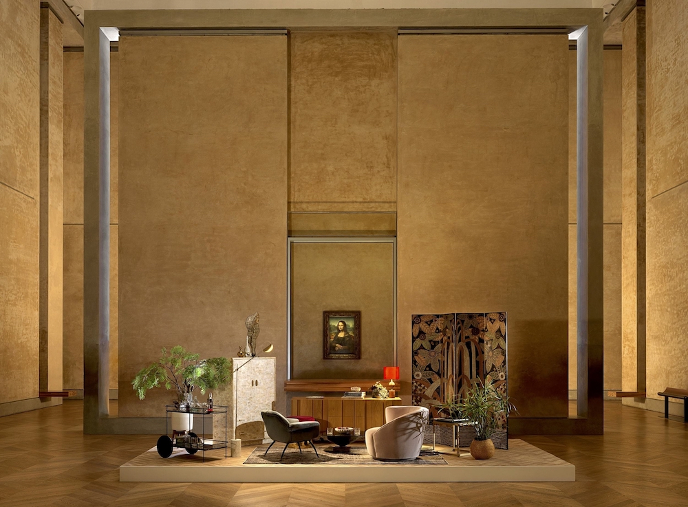 Guests will take their aperitif with the Mona Lisa as company. — Picture by Julian Abrams via AFP