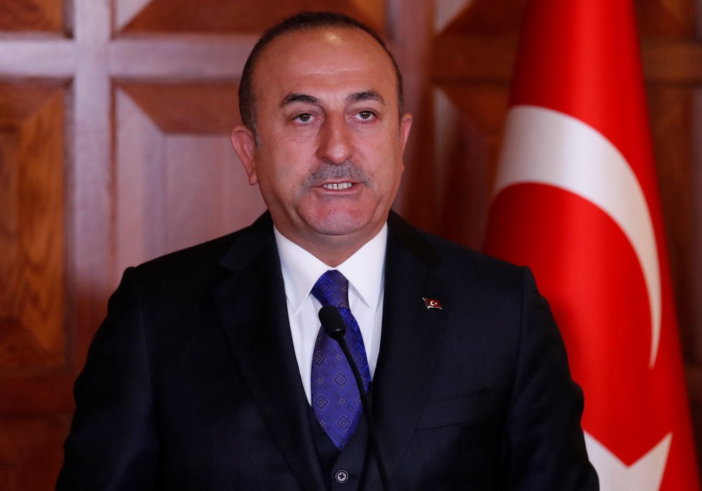 Turkish Foreign Minister Mevlut Cavusoglu attends a news conference in Ankara, Turkey April 1, 2019. u00e2u20acu201d Reuters pic
