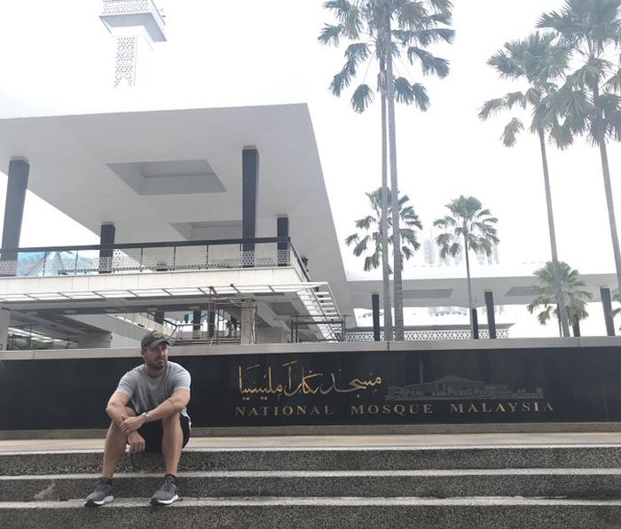 American activist Werleman tweeted praise for the country and its treatment of Rohingya Muslims earlier this month when he returned to Malaysia. u00e2u20acu201d Picture via Twitter/cjwerleman