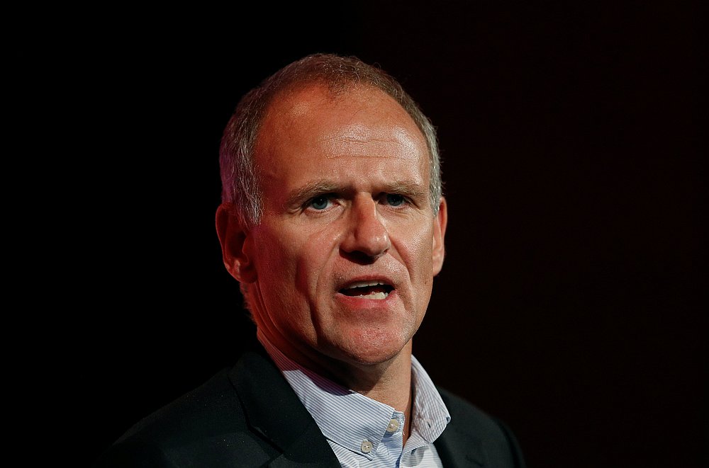 Dave Lewis, Tesco CEO, speaks at the the British Chamber of Commerce annual conference in London March 28, 2019.  u00e2u20acu201d Reuters pic 