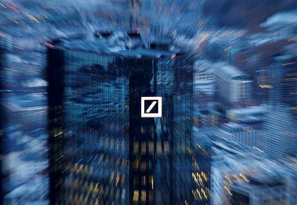 The financial district with the headquarters of Germany's largest business bank, Deutsche Bank, at early evening in Frankfurt January 29, 2019. u00e2u20acu201d Reuters pic