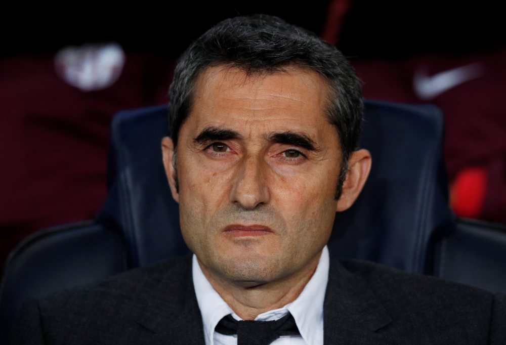 Barcelona coach Ernesto Valverde says his side were relieved to finally hurdle the quarter-final barrier after three successive exits in the last eight. u00e2u20acu2022 Reuters pic