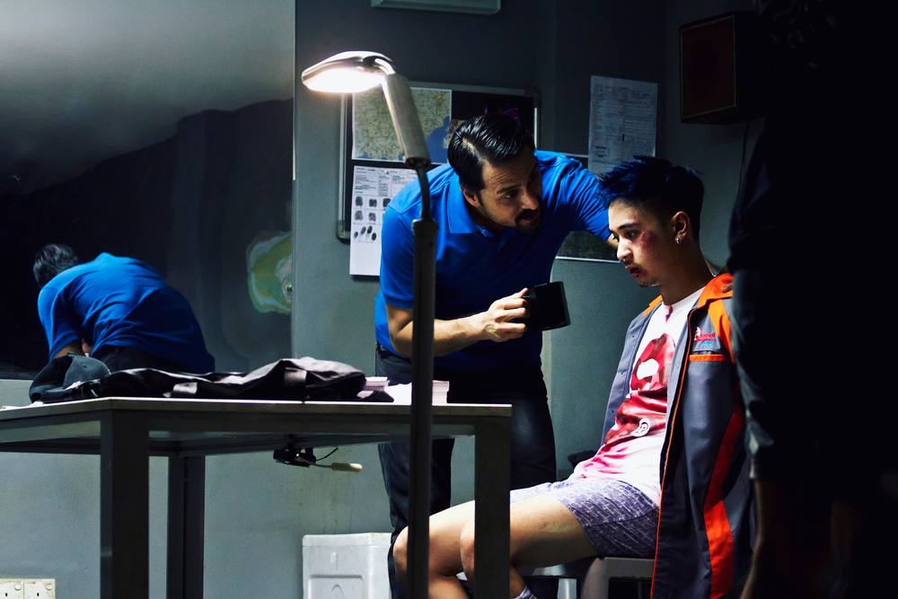 Loo with Bront Palarae in a scene from ‘Fly by Night.’ — Picture courtesy of Planet Films