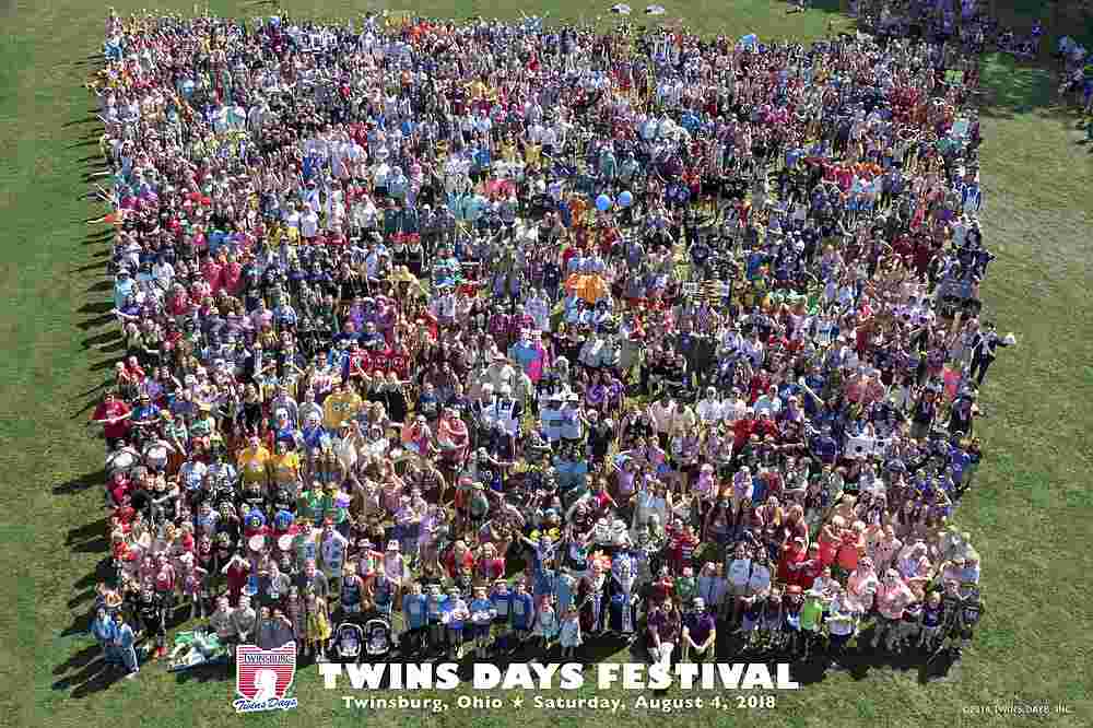 The Twins Day Festival at Twinsburg, a city located 40 kilometres outside Cleveland, Ohio. u00e2u20acu201d Picture courtesy of Twins Day Festival